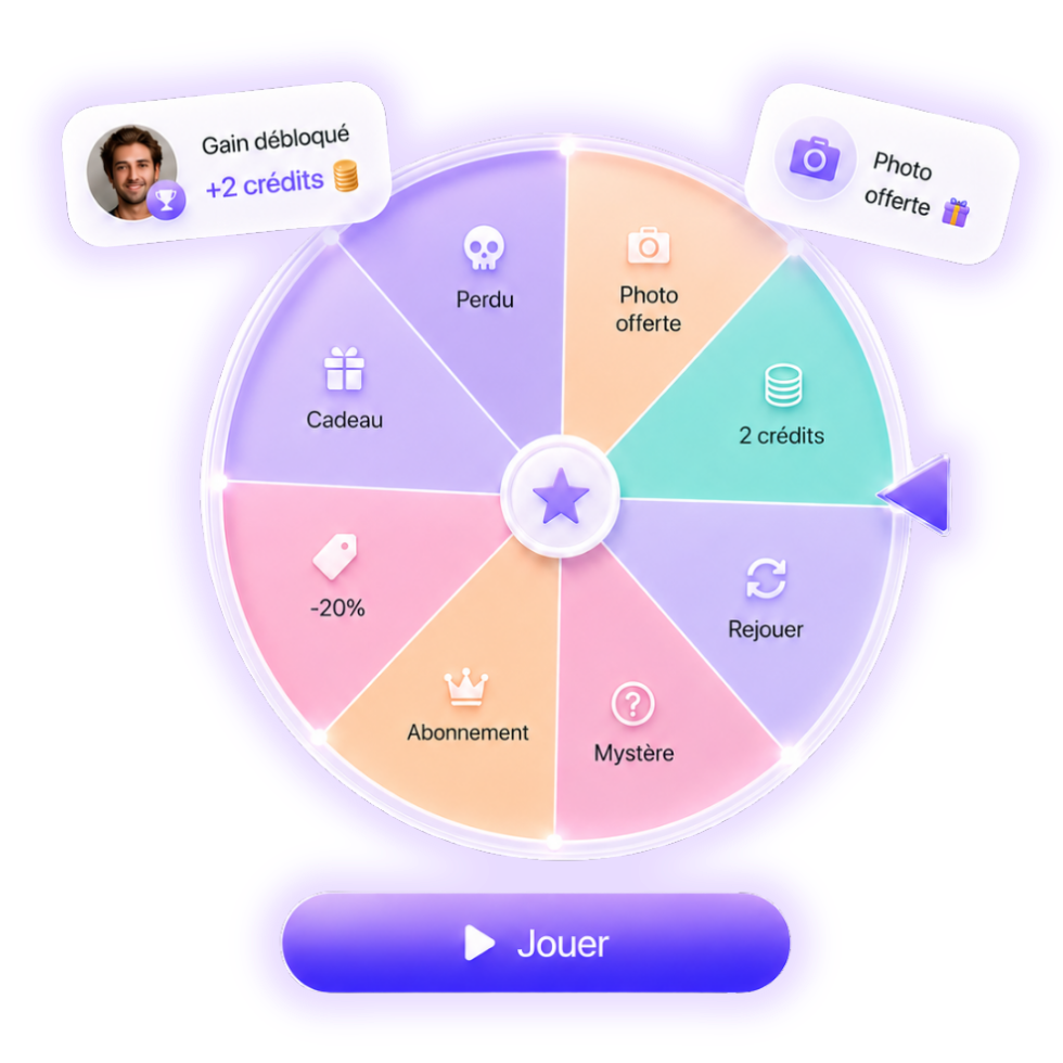 Roues interactives avec gains et surprises sur Addikme
